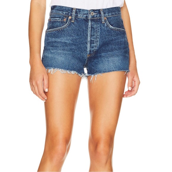 NWOT AGOLDE Parker Short in Caution Size 29 - Picture 1 of 10